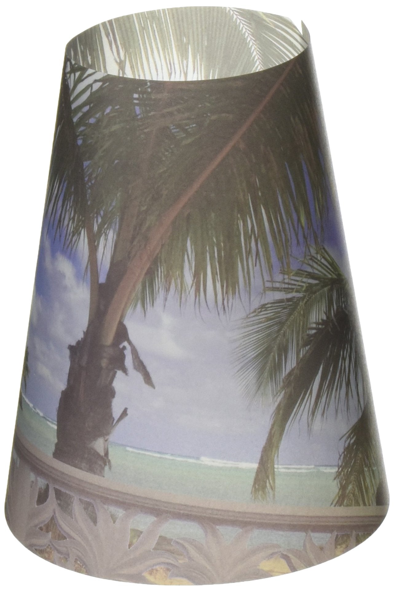 Royal Designs Vellum Tea Light Paper Wine Glass Lampshade, Beach Blue Sky, Set of 20 (TLS-1012A-20)