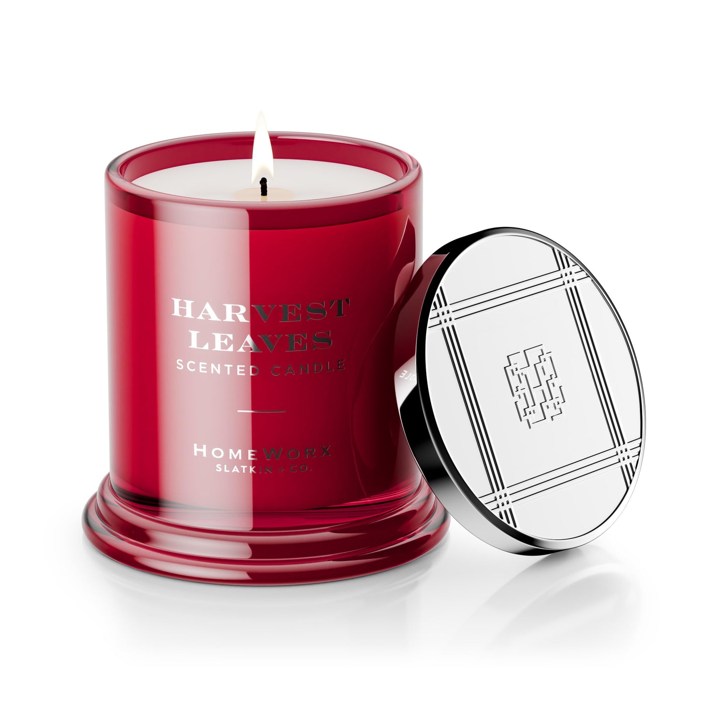 HomeWorx by SLATKIN + CO. Candle- Harvest Leaves, 8 oz. Premium Scented Candle - 25-35 Hours Burn Time