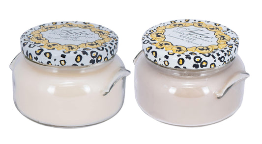 Diva & High Maintenance Scented Candle, 22 oz 2-Wick Soy Wax Jar, Large Highly Scented Candle Set Pack of 2, Long Burn 110–130 Hours, Home Fragrance Gift