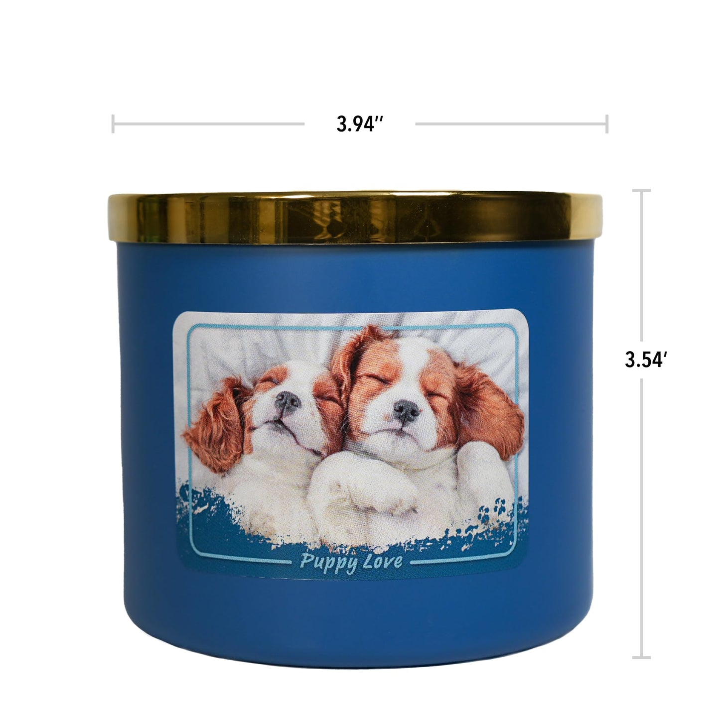 Colonial Candle Puppy Love Scented Jar Candle, 14 oz - Warm & Comforting Home Fragrance, Long-Lasting Burn, Made in The USA