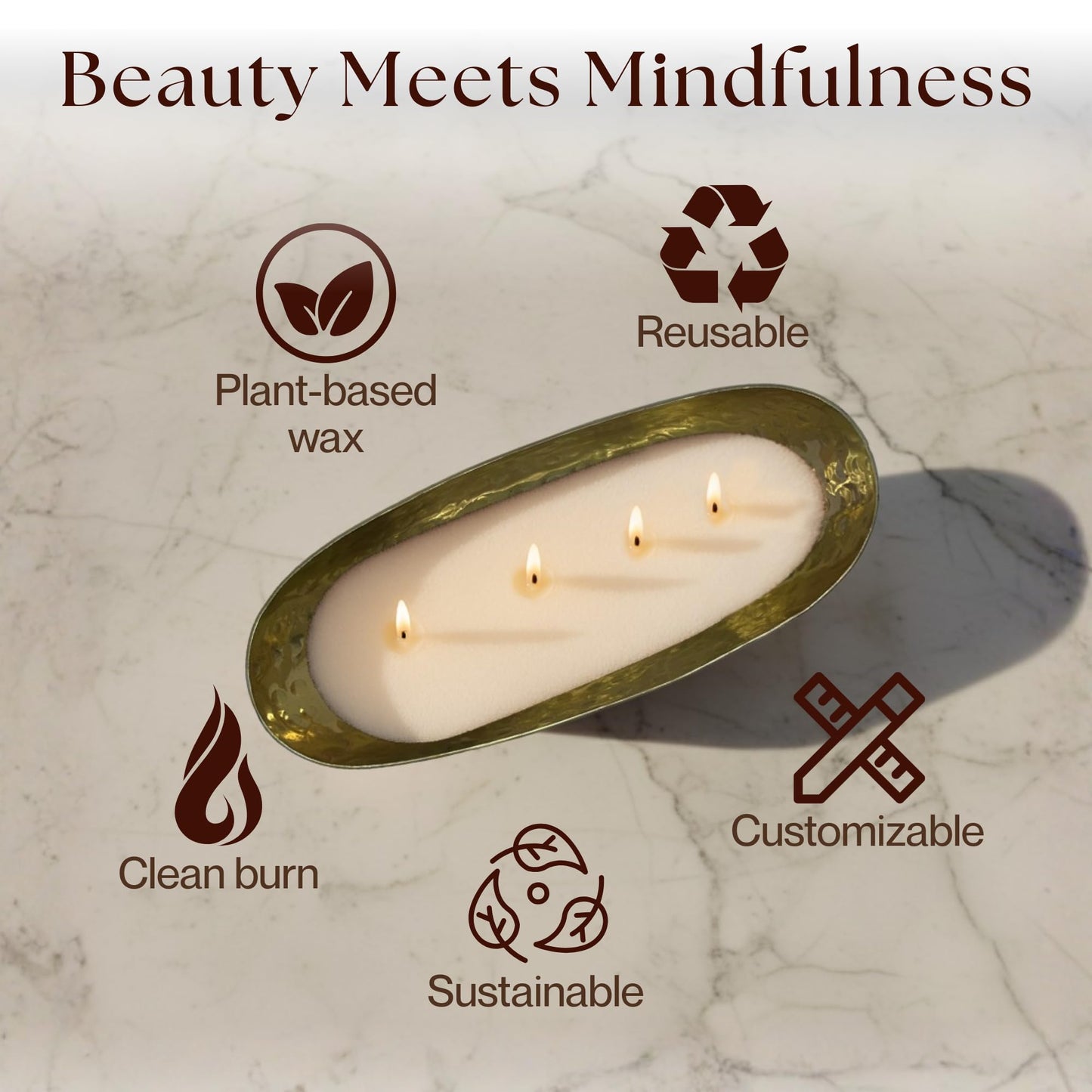 LILY LADUE Sand Candle Kit - 1Lb/16Oz Pearled Candles Sand and Wicks (24) with Gold Holder, Unscented Aroma Beads, Reusable Pearled Candle Wax for DIY Home Kit, Powder Beads Refill Available