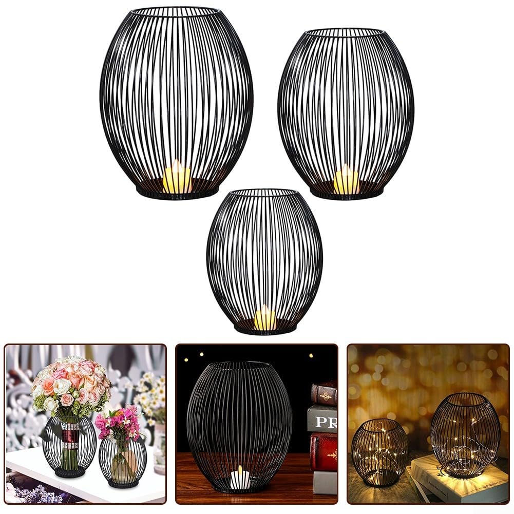 Fashion Metal Lantern Stand Enhance Your Home With This Decorative Candle Holder (L)