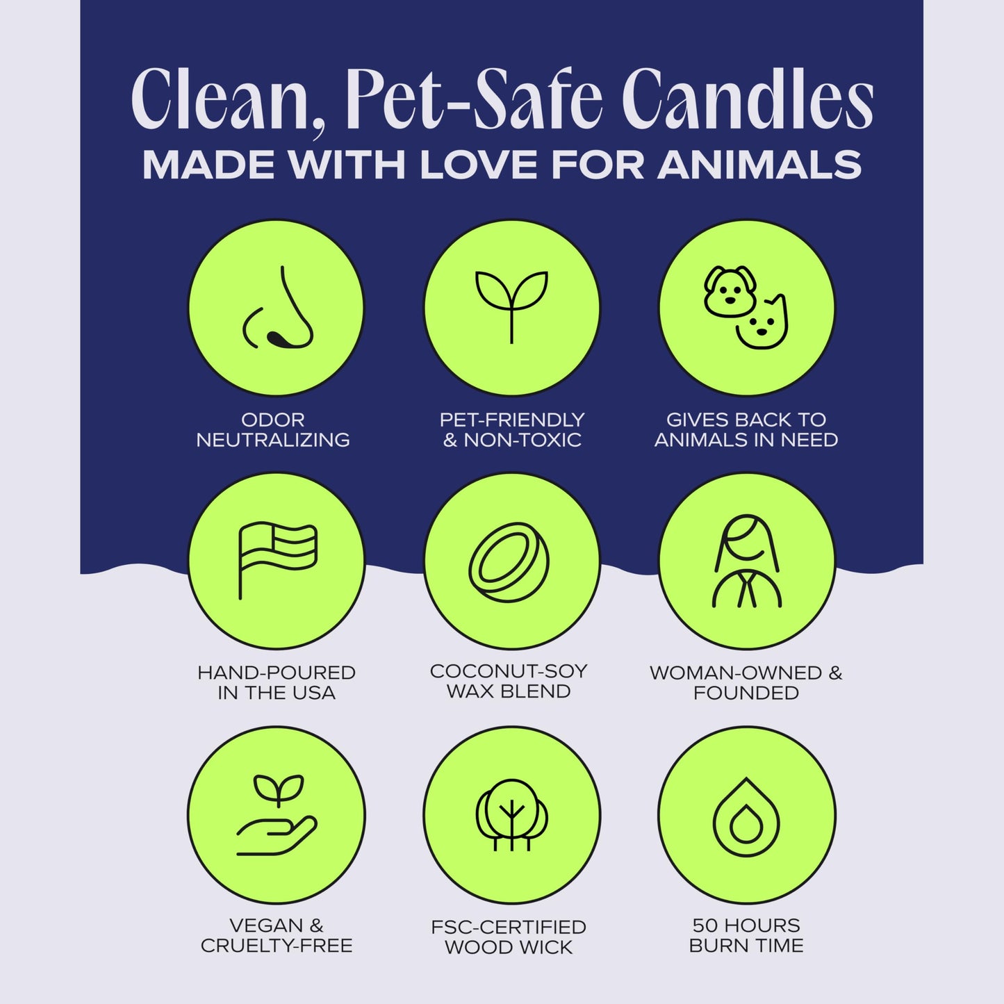 Companion Candles Nostalgia Pet-Friendly Scented Candle – Spicy Amber & Soft Floral Fragrance, Coconut Soy Wax with Wooden Wick, Approx. 50-Hour Burn Time, Made in USA, 11.8 oz