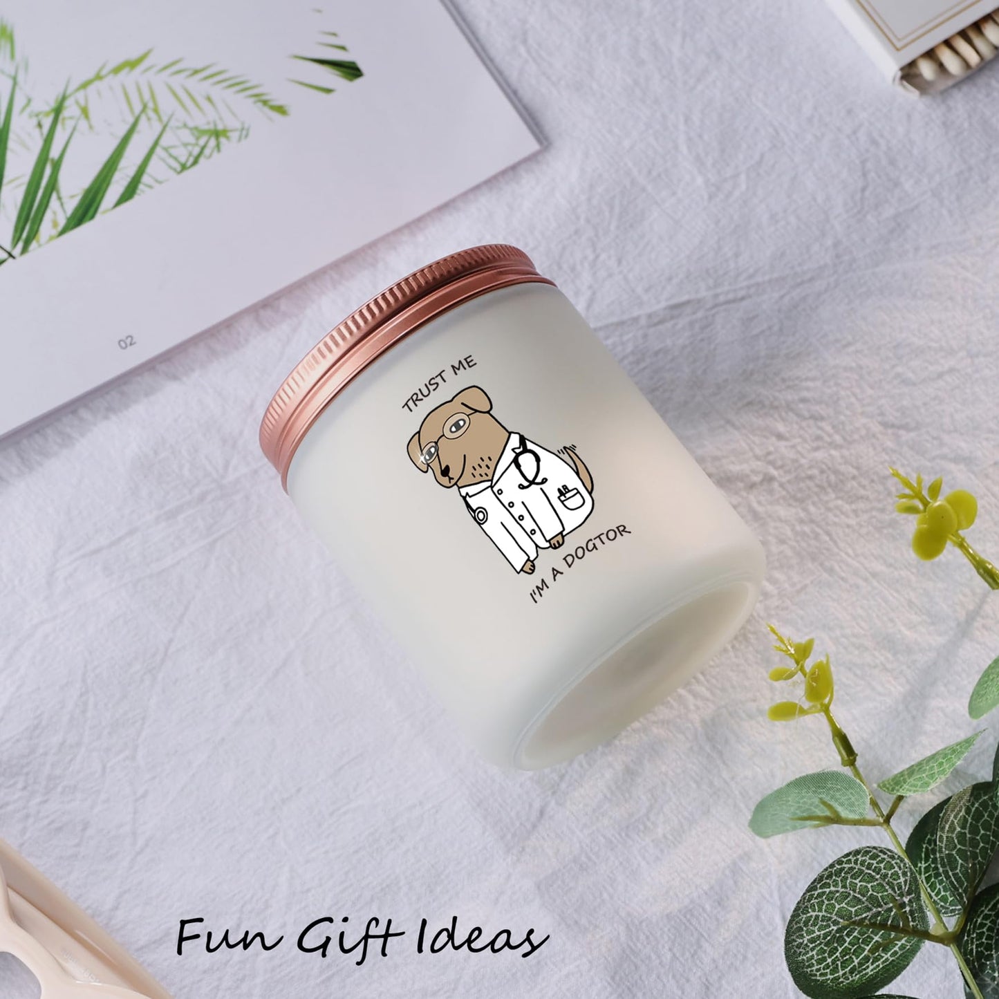 Funny Gifts for Doctor Dog Lover- Veterinarian Present Animal Doctor, Medical Student Gift Punny Medical School Graduations Gifts, Lavender Scented