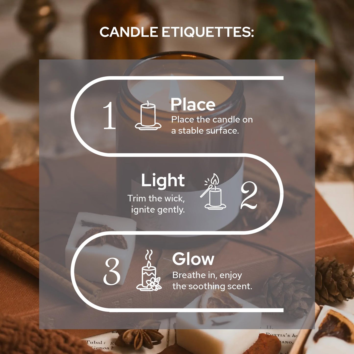 Carnatia Lavender & Cedar Scented Candle – 7 oz | 100% Soy Wax with Cotton Wick | 50 Hour Burn | Aromatherapy Candle for Home, Calm Focus & Relaxation | Gift for Women & Men