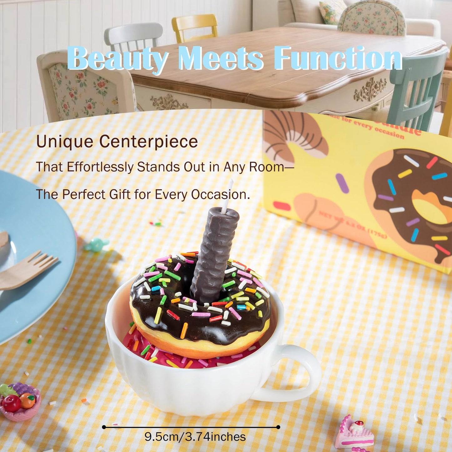 Doughnut Dessert Scented Vegetable Candle