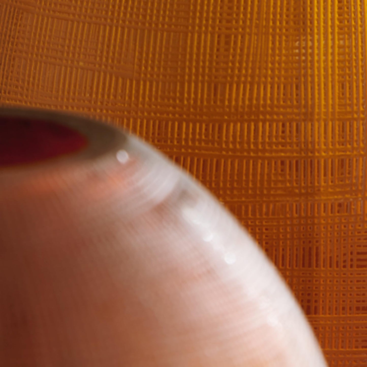 Signature Design by Ashley Embersen Contemporary 7.5" Glass with Grid Texture Tabletop Vase, Yellow, Orange, & Brown