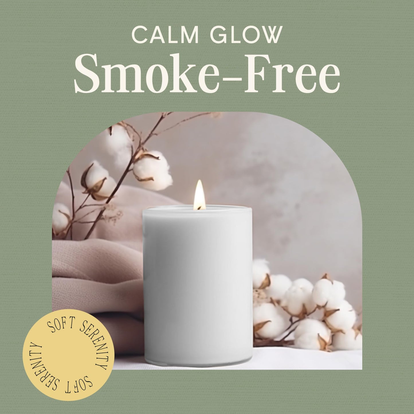 Mister Candle - Citronella Candles, Ideal for Outdoor & Indoor Use, 3"x4" White Pillar Candles Set of 3, Hand Poured, Premium Wax & Dripless, 60 Hour Burn Time