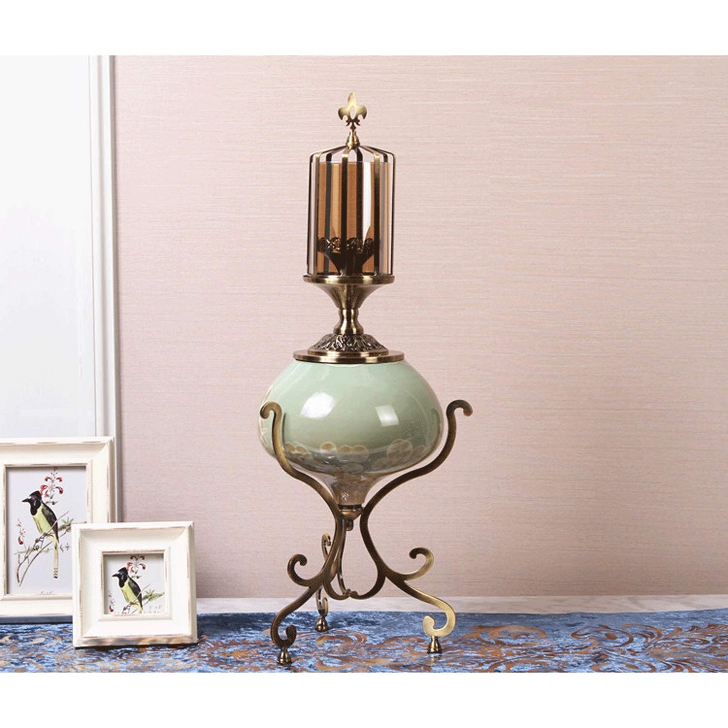 XILIN-1987 Candle Holderss Chinese Retro Candle Holder， Candlesticks for Home Decor Centerpiece - Perfect Centerpieces for Weddings, Parties and Home Decor Decorative Candlestick