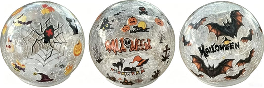 3PCS Halloween Tabletop Decorative Lights (Brown Bats)