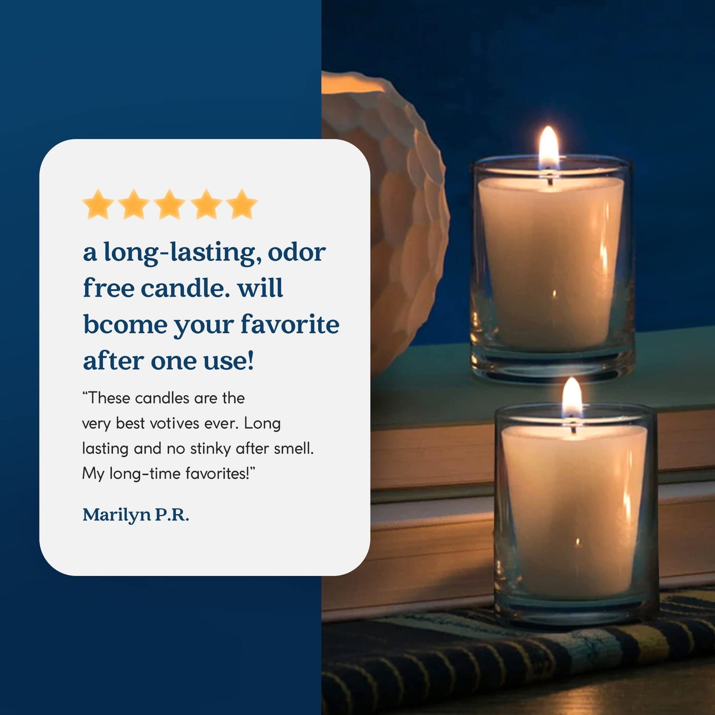 GoodLight Paraffin-Free Votive Candles, Vegan Palm Wax, Clean-Burning and All-Natural Votive White Candles | 15-Hour Burn Time (32 Unscented Votive Candles)