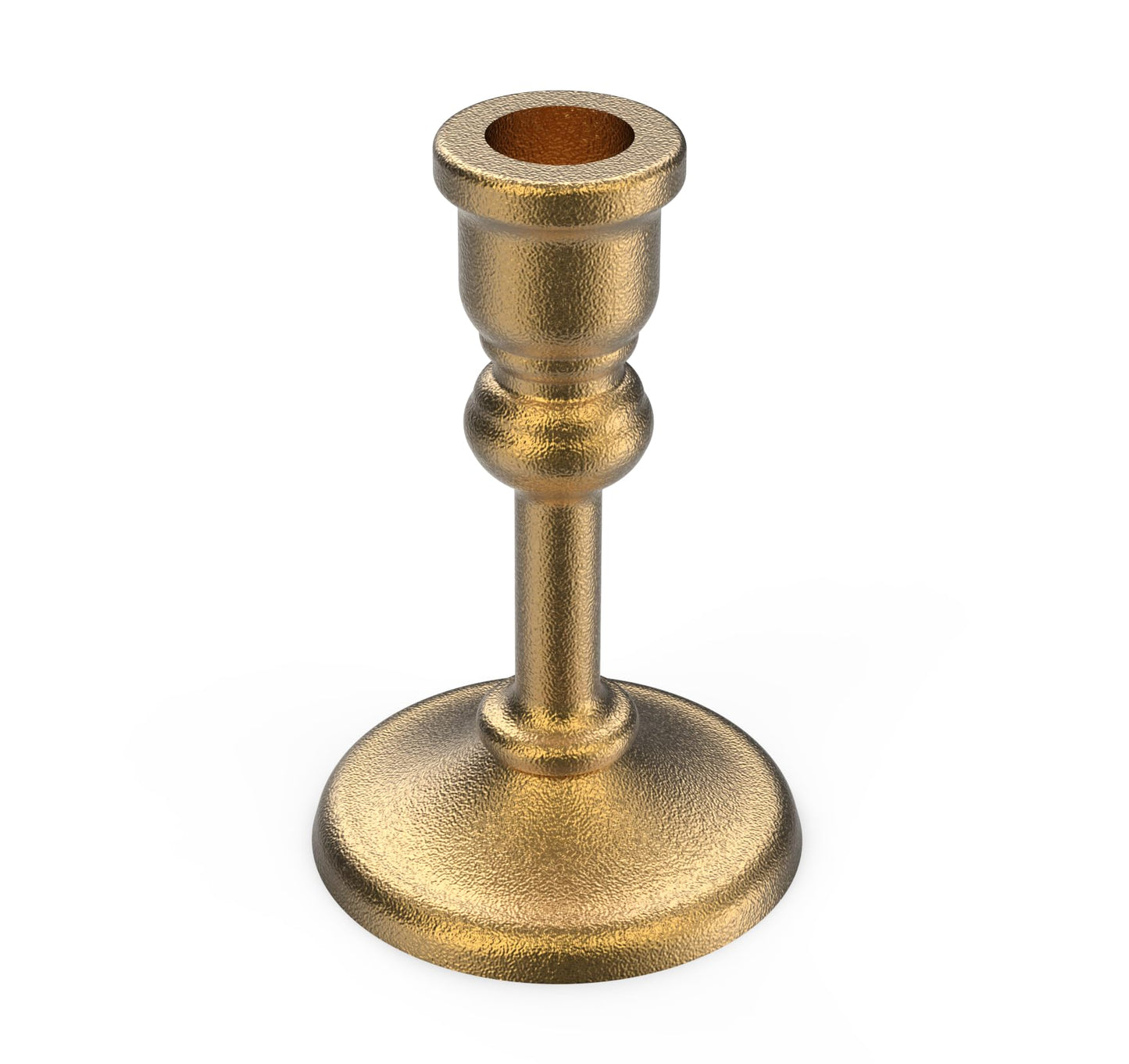 Heavy Candlestick Holders Taper Candle Holders Set of 3, Golden Candlestick Holders Decorative Candle Stand, Tapered Candle Holders Set for Wedding, Dining Table, Home Decoration (Antique Gold)