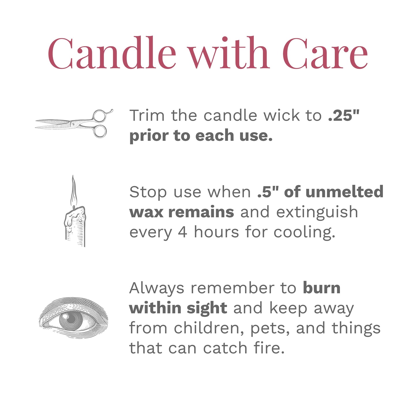 Candle-lite Scented Juicy Black Cherries Fragrance, One 10oz. 3-Wick Aromatherapy Candle with 20-40 Hours of Burn Time, Dark Red Color, 10 oz (Pack of 4)