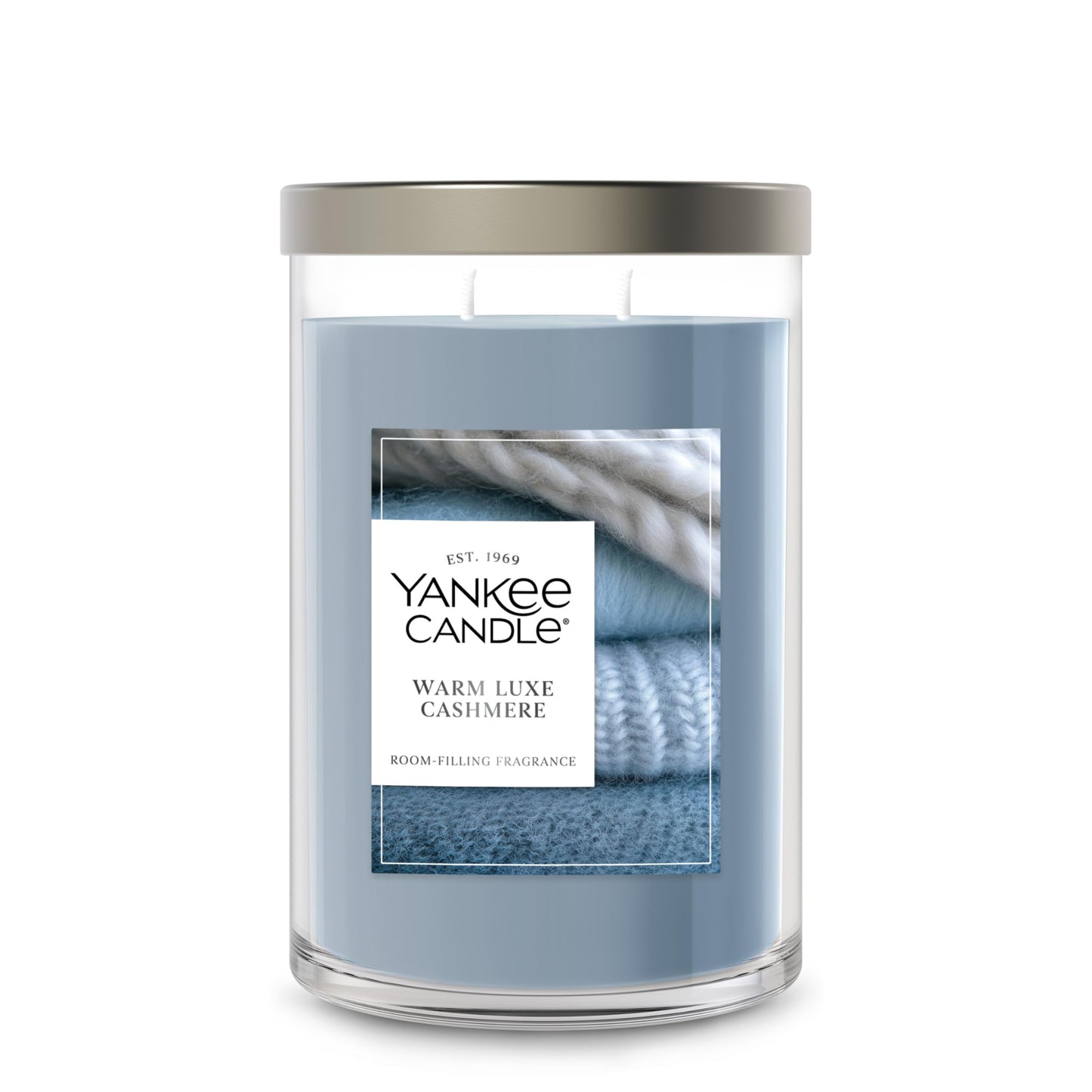 Yankee Candle Large Tumbler Scented Candle with up to 80 Hour Burn Time, Premium Plant Wax Blend for Consistent Burn, 20 oz Tumbler Candle with Room Filling Fragrance, Warm Luxe Cashmere