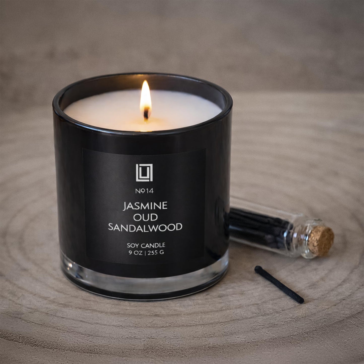 Lulu Candles | Citrus Mint | Smells Fresh & Citrusy | Luxury Scented Soy Jar Candle | Hand Poured in The USA | Highly Scented Long Lasting (9 Oz.)