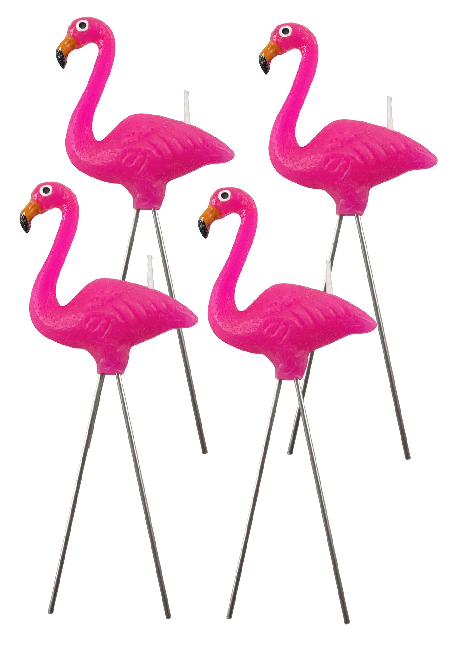Streamline Imagined Decorative Birthday Candles - Flamingo (4 Candle Pack)