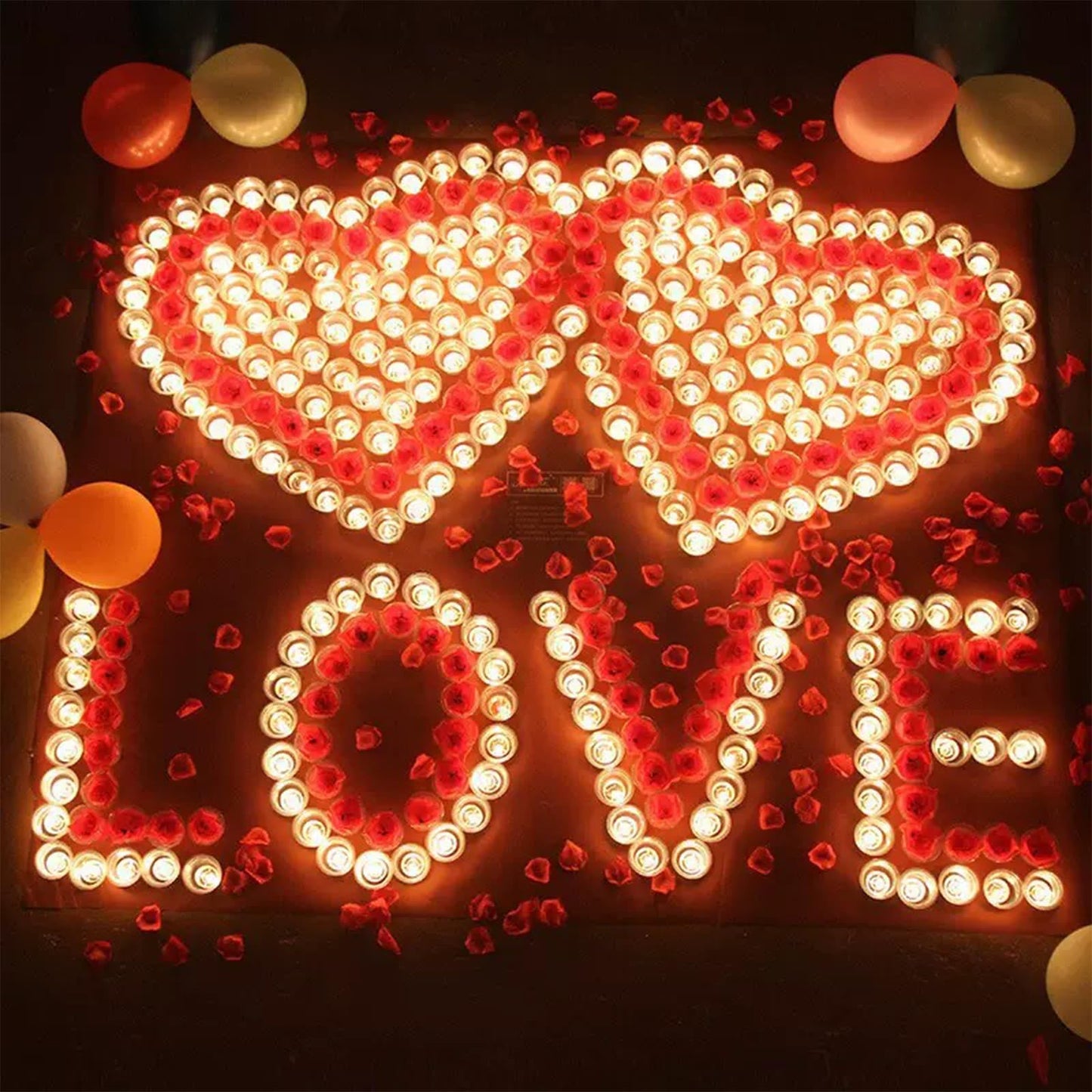 50 Packs Tea Lights Candles -Tealight Candles Decorations for Weddings, Parties,Halloween, Valentine's Day, and Christmas