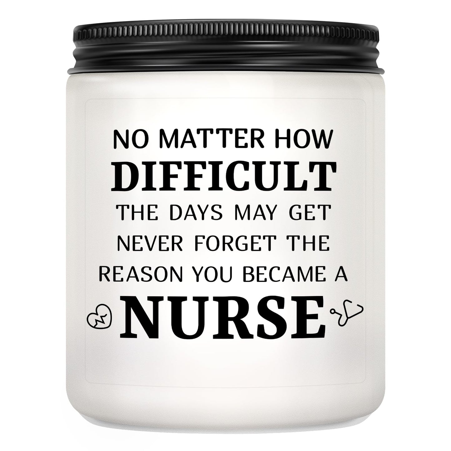 Nurse Graduation Gifts for Women, Nurses Week Gifts Graduation Presents for Nurses, Nurse Practitioner Gift Appreciation Gift - Lavender Scented Candle
