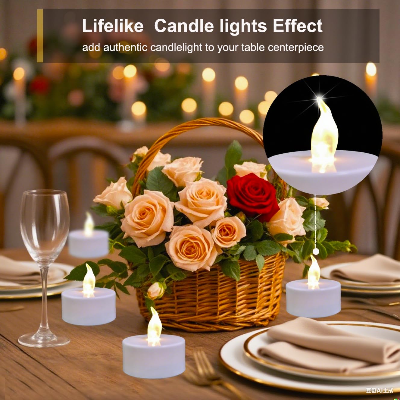 Remote Flameless led tea lights candles with timer,400+ Hours Battery Life,Realistic Flickering Flameless Votive Candles,Safe Decorative for Halloween Christmas/Wedding/Home Decor (Warm White 12 Pack)