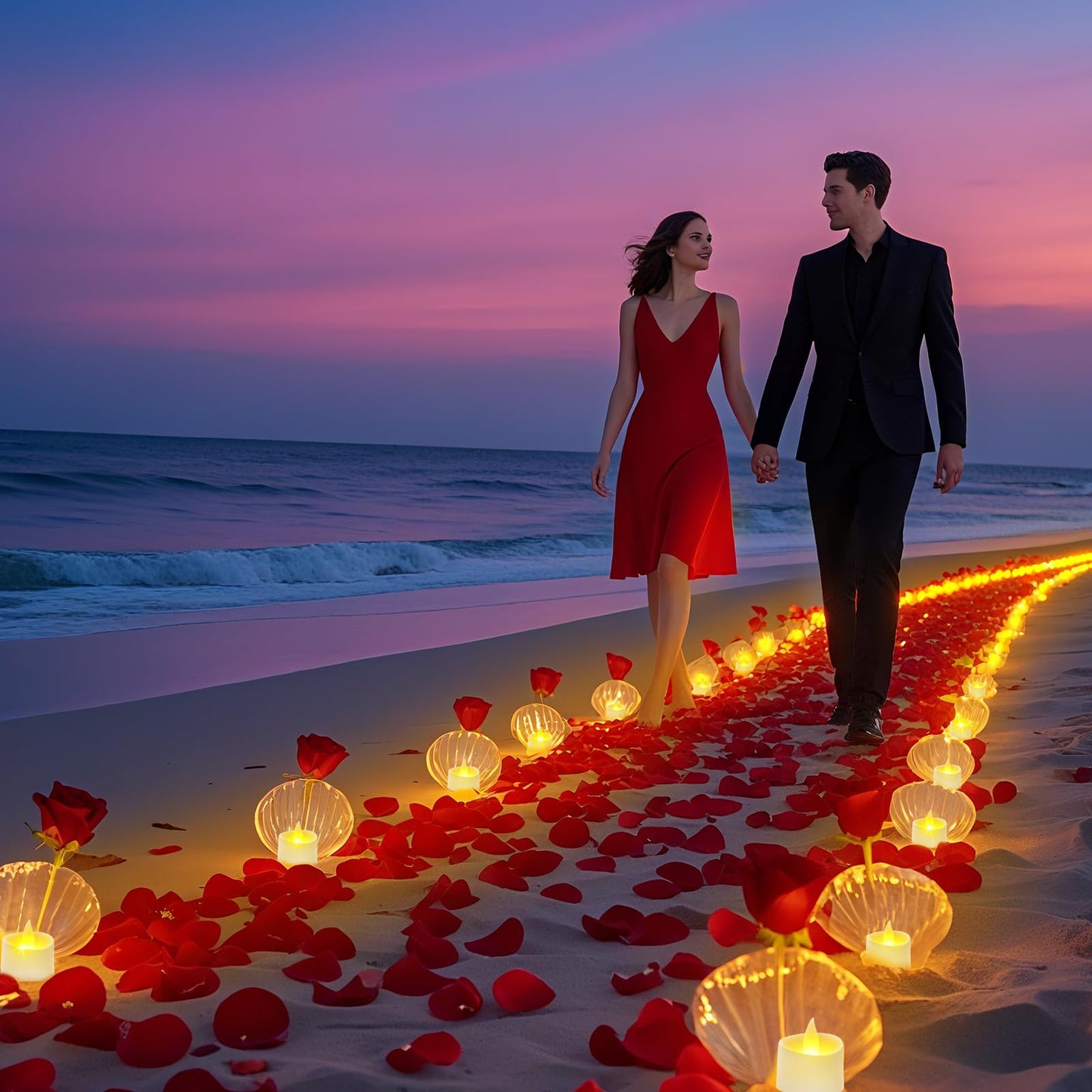 Haown White Flameless Tea Lights - 50 Pack Commercial Grade LED Tea Lights for Large Weddings, Events & Modern Home Decor (White Base, 50 Pack)