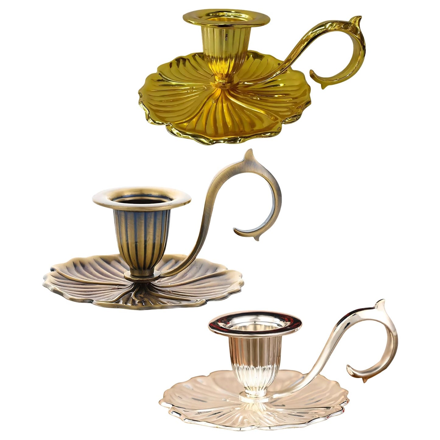 Retro Metal Taper Candlestick Holders for Wedding Christmas Table Centerpiece Decor Home Decors Centerpieces for Table