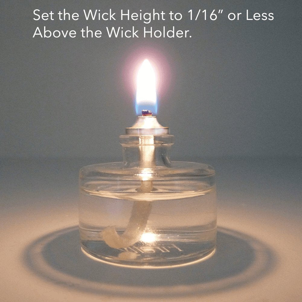Firefly Refillable, Clear Glass Unscented Tealight Candles - 5 Pack - Bulk Long Burning Tea Lights Cotton Wick & Holder Included
