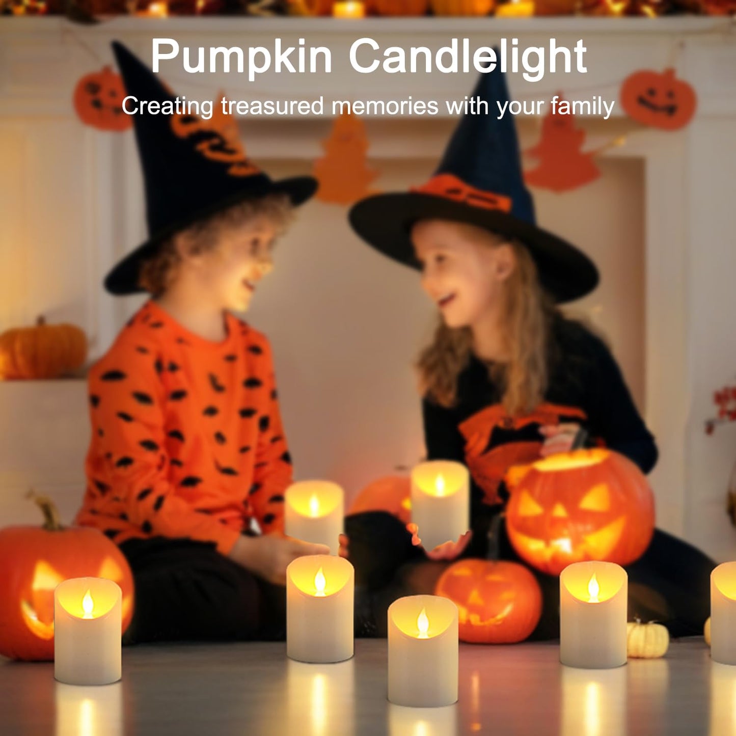 Tediselu 3"x4" Flickering Flameless Candles, Realistic LED Candles, Battery Operated Candles with Remote and Timers, Real Wax Electric Fake Pillar Candles for Festival Wedding Home Party Decor-2Pack