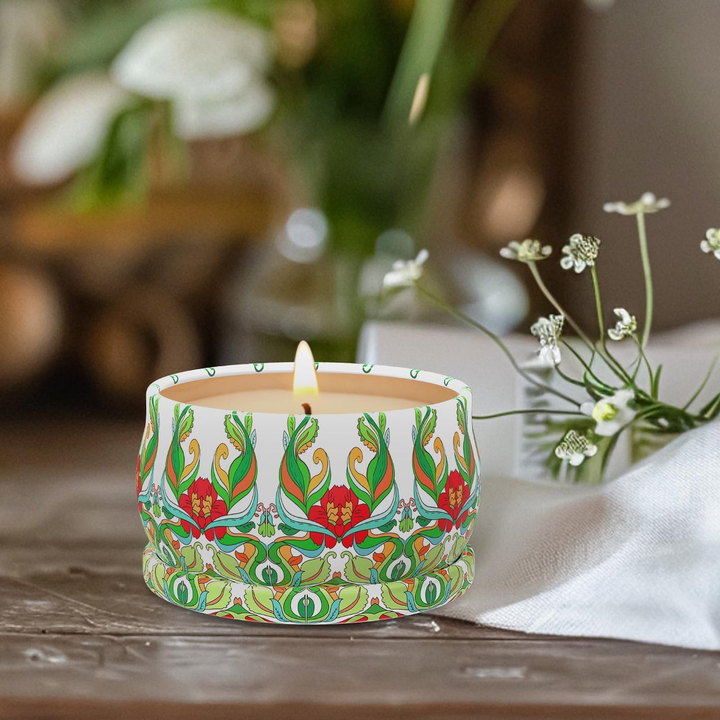 Scented Candles Gift Set,3 Pack Candles for Home Scented, Long Lasting Soy Wax Aromatherapy Candle Set, Gifts for Women with Gift Box(Rose.Vanilla.Orange)