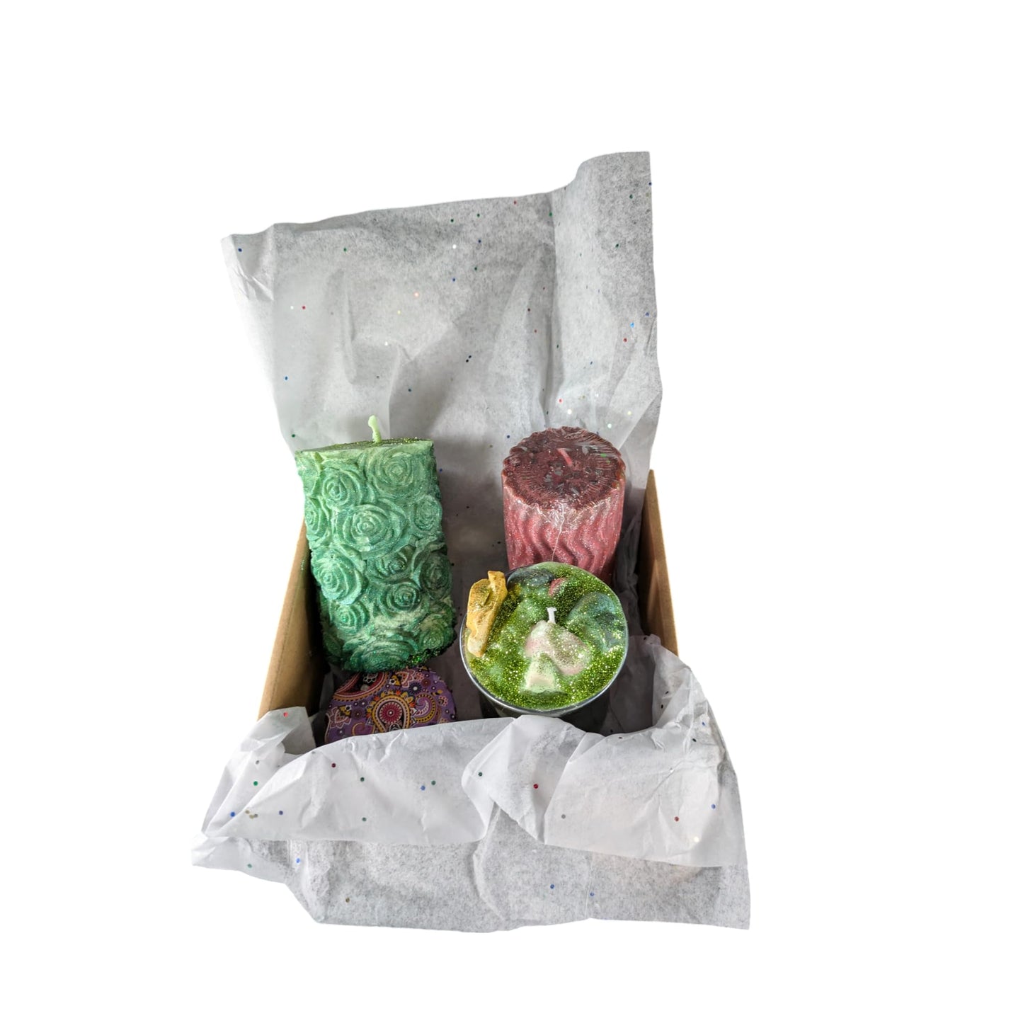 Handmade Candles Mystery Box | Unusual Scented Candle | White Boxed Grab Bag