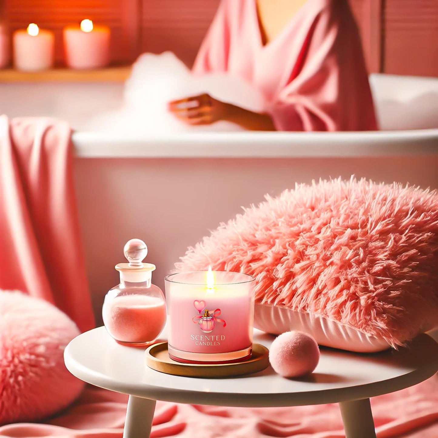CHILLFLAME 40th Birthday Gifts for Women, Birthday Candle Gift Set for Her, 6 Scented Votive Candles, Candles Gifts for Women/Men (6 Color, 14 oz)