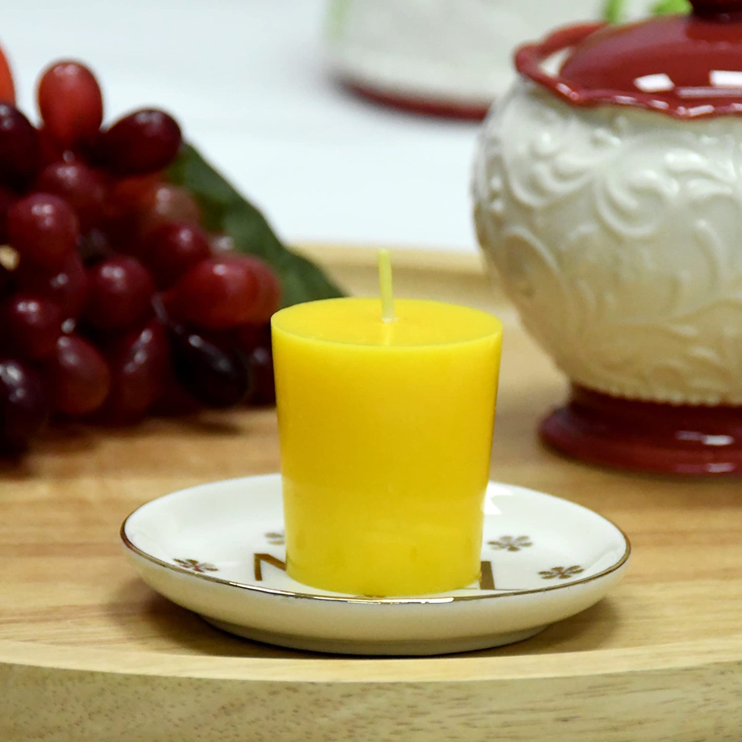 Zest Candle 12-Piece Votive Candles, Yellow