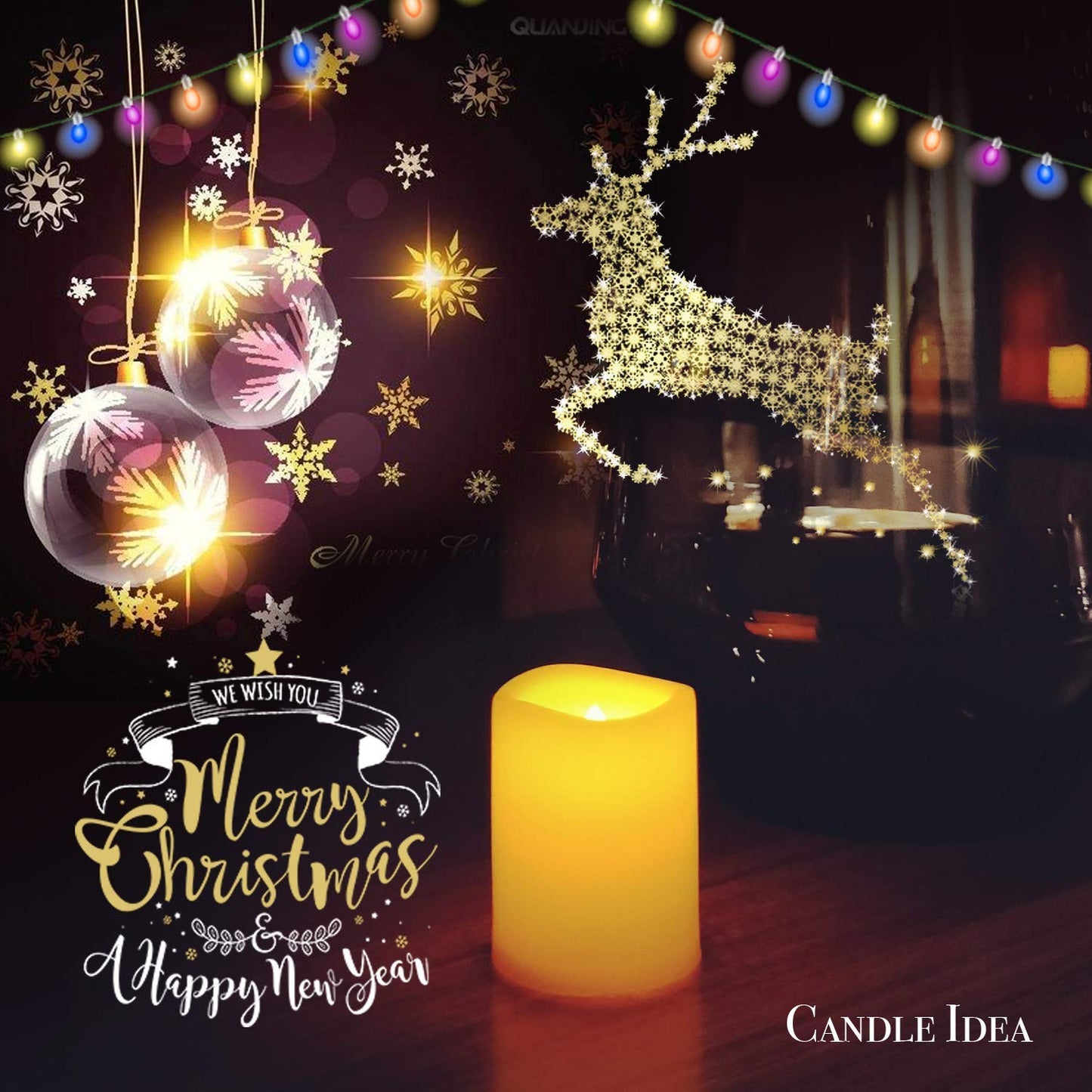 Flameless Votive Candles with Remote Control and Timer Bulk Set of 10 Tealight Candles/Realistic Outdoor Flickering Battery Operated LED Tea Lights (Batteries Included) 200Hours