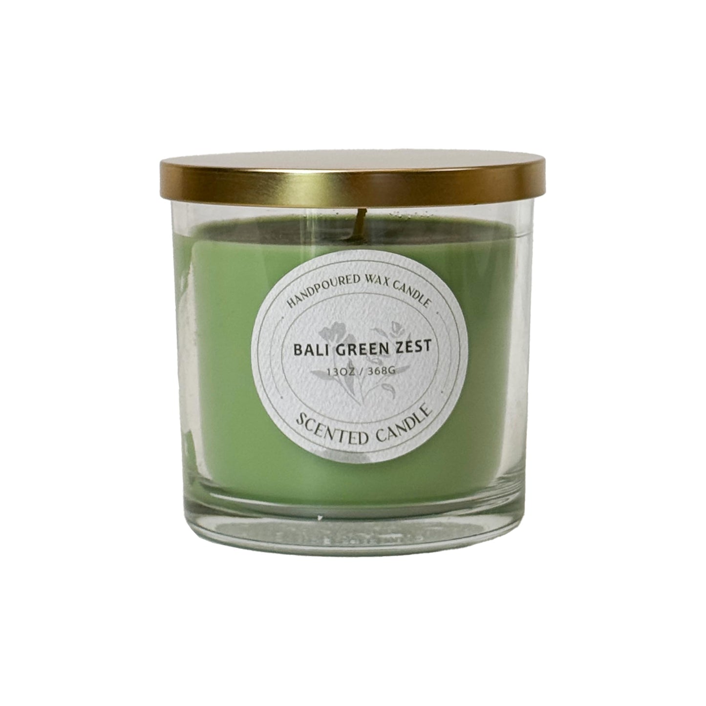Signature Scented Candle 13oz with Lid – CW Studio Color Sprayed Glass Jar, Clean Burn Soy & Paraffin Wax, Smokeless Long Burn, Home Decor & Gift Giving