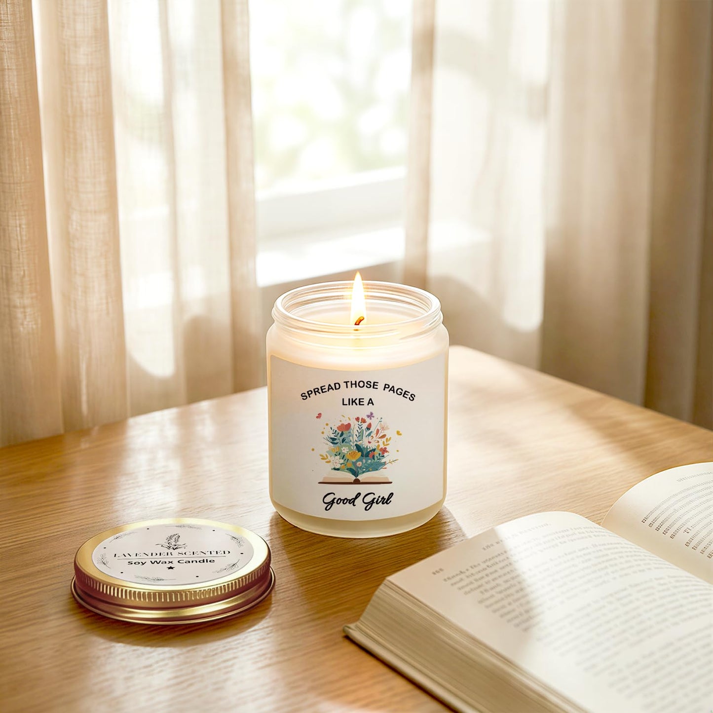 Book Lover Gifts for Women Men Readers - Scented Candles for Bookworms(7OZ) - Gifts for Book Lovers - Bookish Gift for Reading Lovers