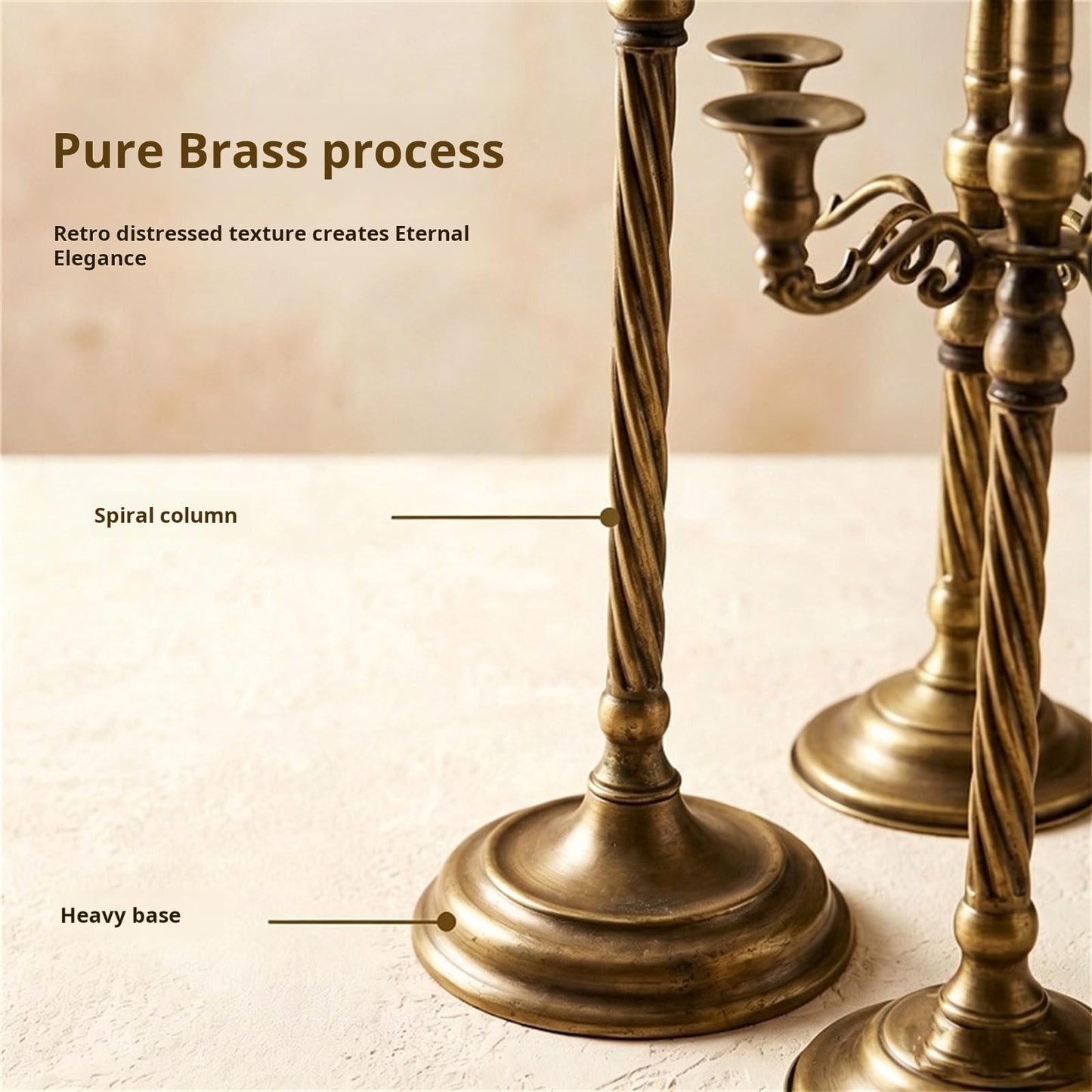 Cast Iron Metal Candelabra Candlestick Holders Decorative Stands Taper Holders for Wedding Home Decors Table Candelabra Centerpieces