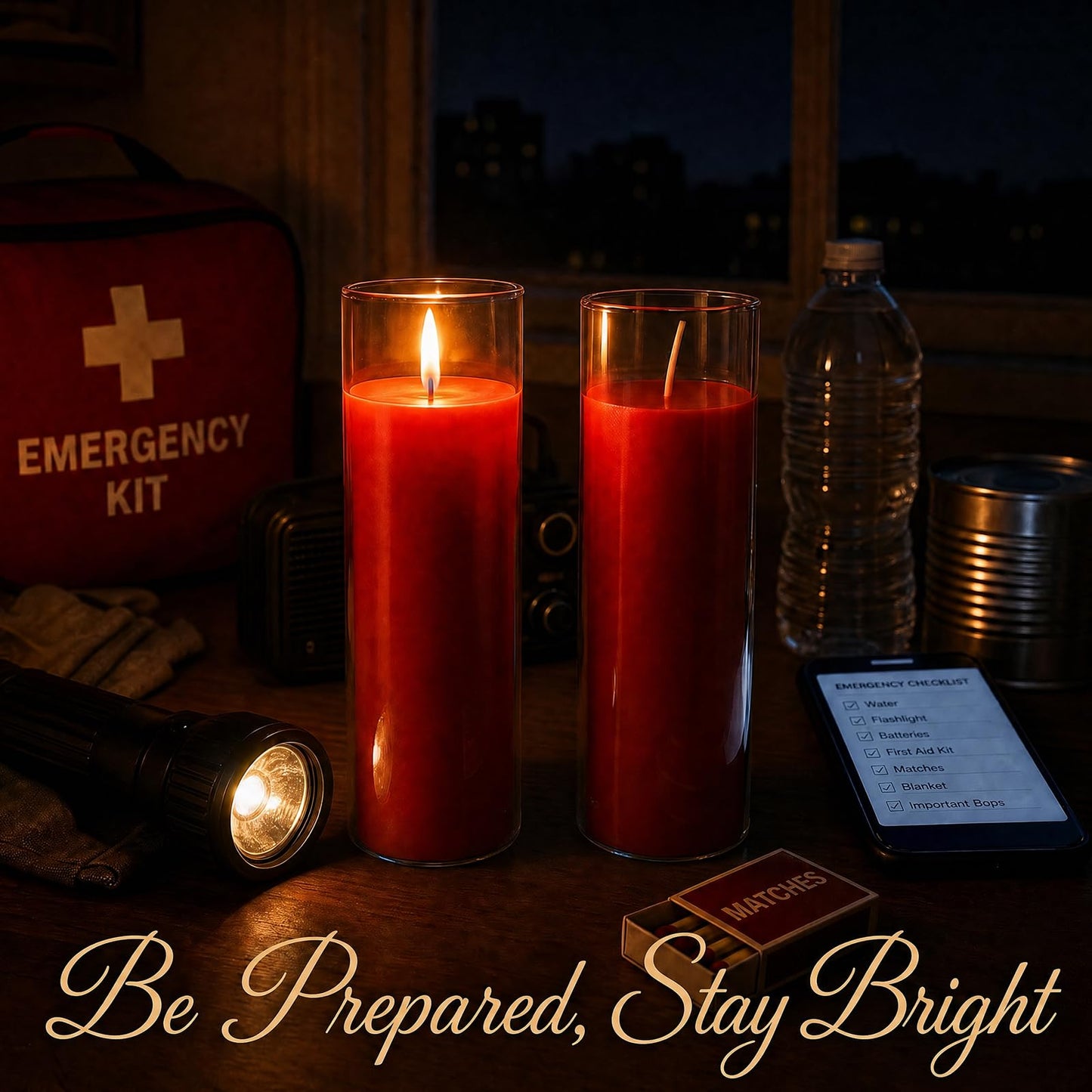 chaoxinge 2.24x7 inch Red Devotional Candles in Glass Jar - 1 Piece - 120 Hours – Prayer Candle - Tall Pillar Candles for Religious, Memorials, Party Decor
