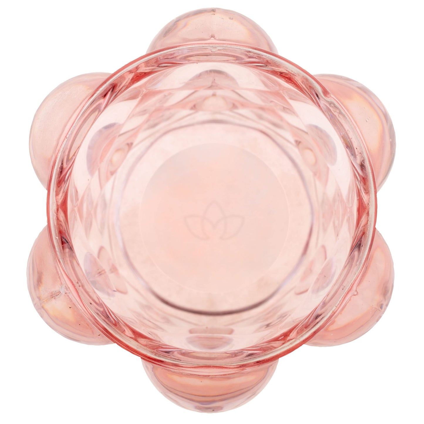Karma, Lucia Hobnail Votive, Tea Lights Candle Holder, Glass Votive Candle Holders for Table Decorations, Baby Shower, Birthday Party, Weddings and Home Decor, Blush