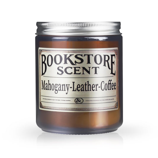 Gopas Book Lover Candle, Inspired Gift Ideas for Readers, Birthday, Book Themed Reading Gifts for Women, Bookworm, Librarian, Men
