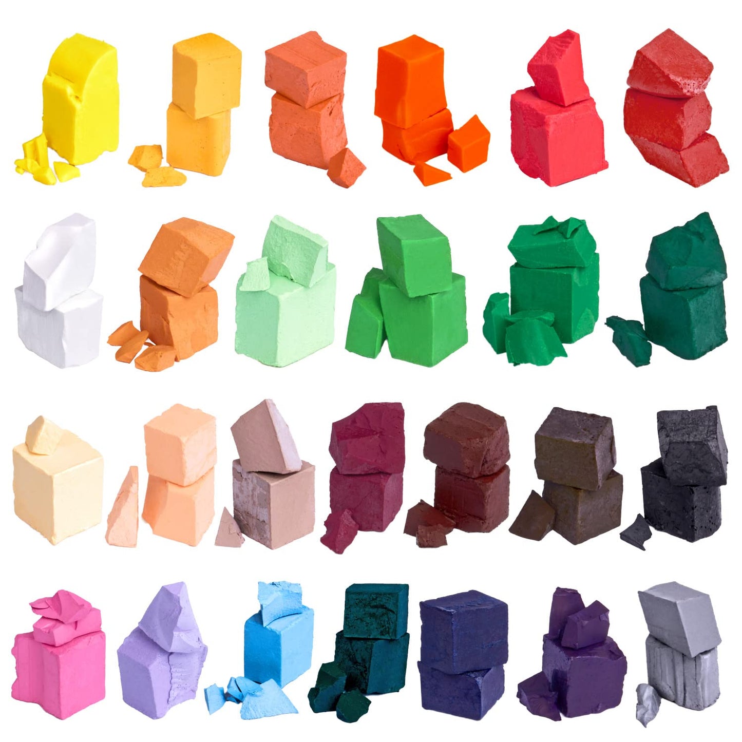 Candle Wax Dye for Soy Candle Making - 26 Popular Candle Dye Coloring Blocks - Premium Candle Wax Coloring - Highly Concentrated Candle Blocks Colors