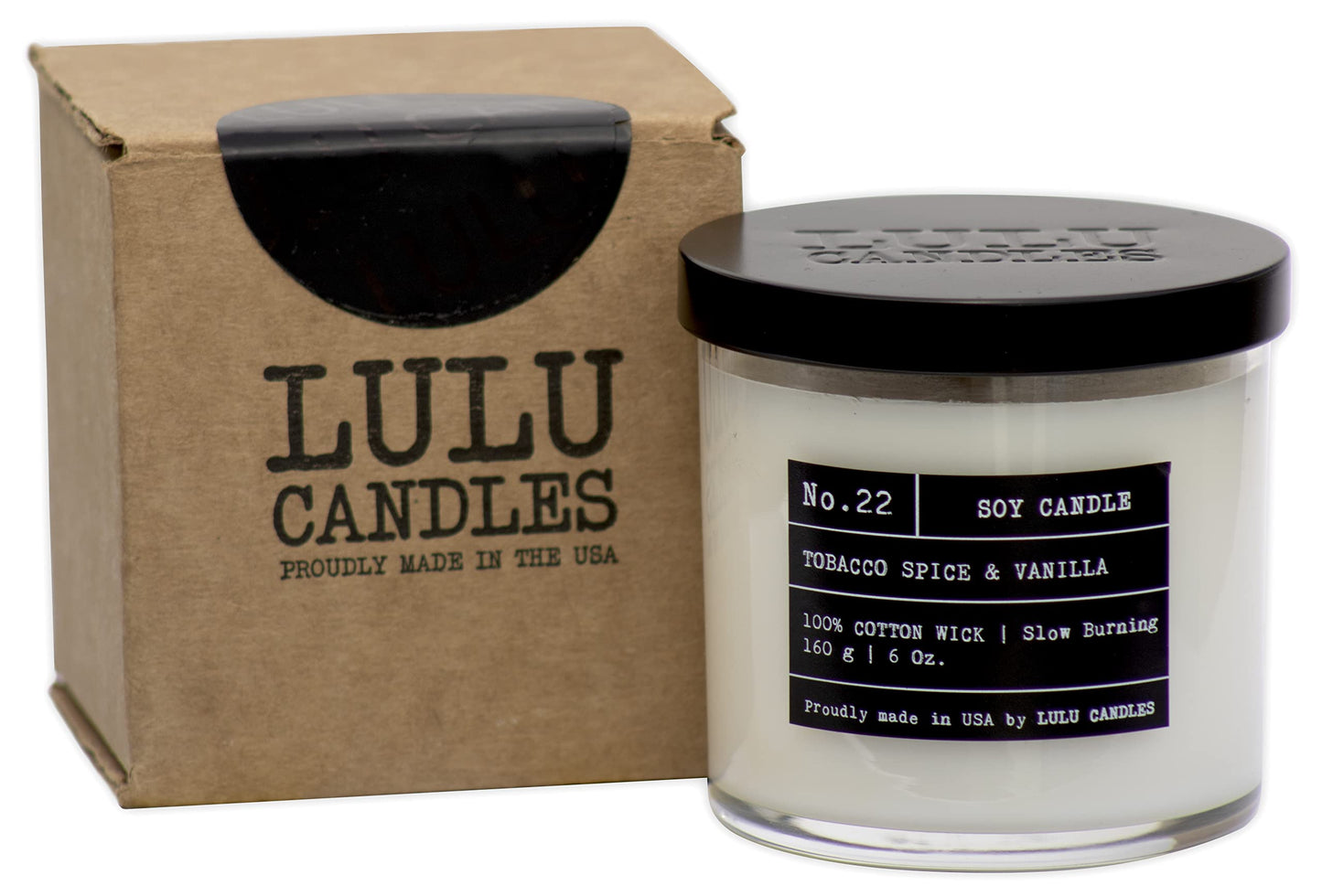 Lulu Candles | Wild Lemongrass | Luxury Scented Soy Jar Candle | Hand Poured in The USA | Highly Scented & Long Lasting (6 Oz.)