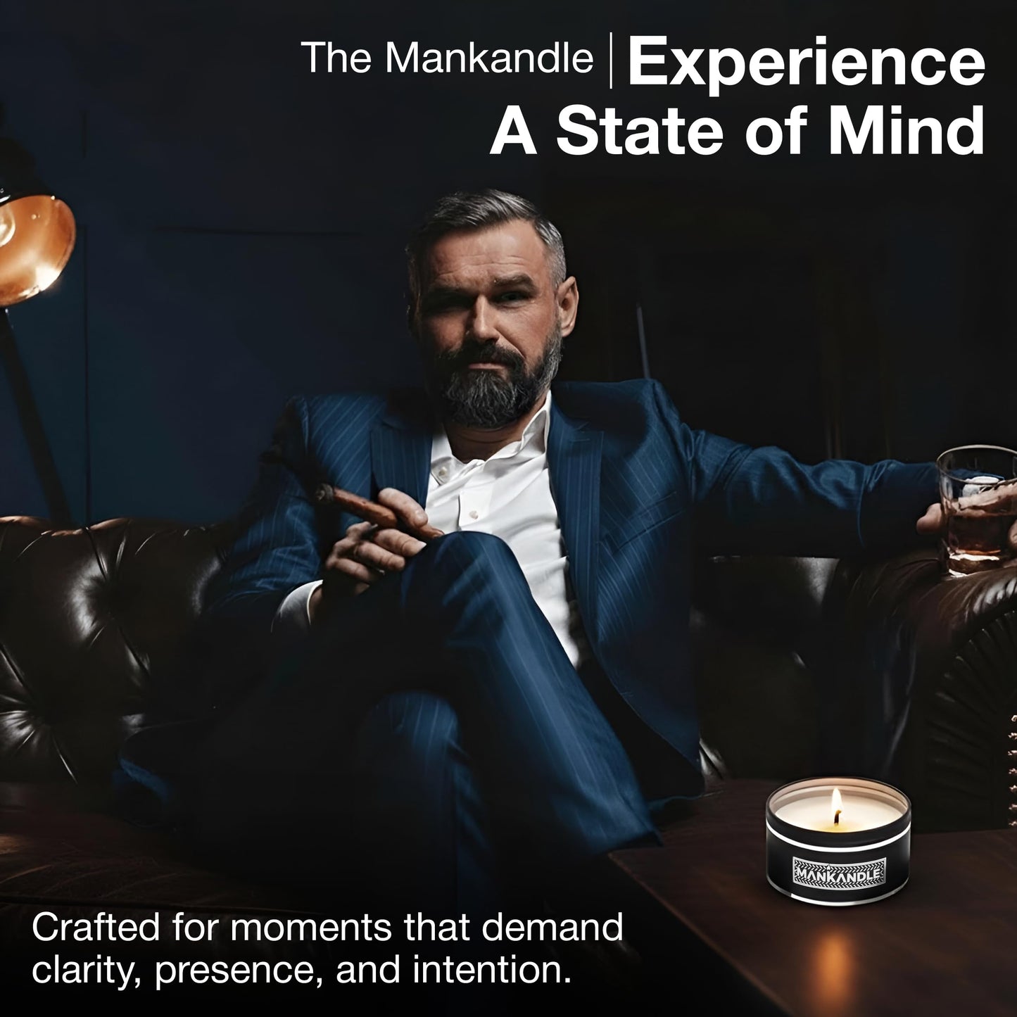 Majestic Zen Premium Scented Candles Gift Set for Men | 6-Pack Soy Wax Candles with Relaxing Masculine Scents | Inspirational Candle Gift for Him | Stress Relief Aromatherapy Candle Set