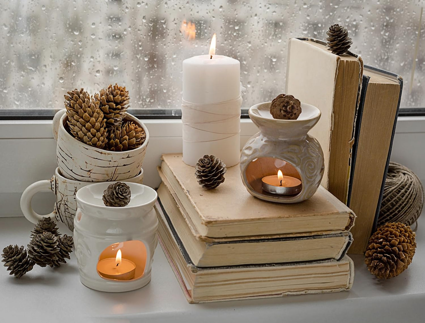Ner Candles White Unscented Tea Lights- Smokeless, Drip Less, Long Lasting Flames- Center Pieces for Dinners and Events- European Wax Flame- Bulk Pack (200 Candles)