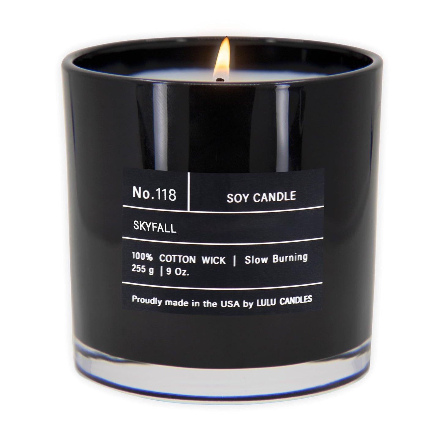 Lulu Candles | Skyfall | Smells Like Cedarwood & Musk | Luxury Scented Soy Jar Candle | Hand Poured in The USA | Highly Scented Long Lasting (9 Oz.)