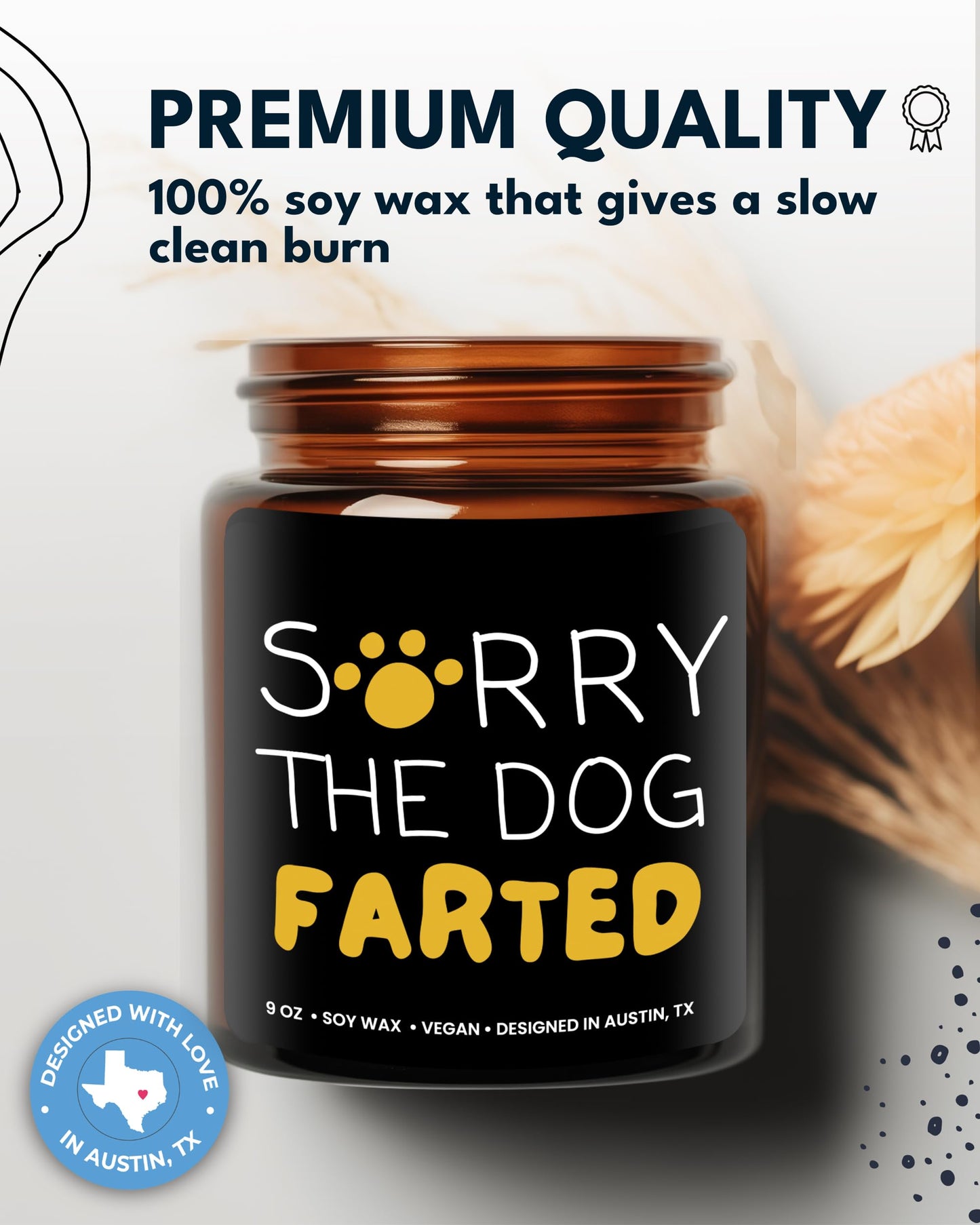 Funny Dog Mom Candle, Funny Dog Mom Gifts for Women, Unique Pet-Themed Gift for Men, Presents for Pet Lovers, Gifts for Women, Pet-Themed Father Present, Cool Dogs Stuff Mothers Day, Pet Lover Gift