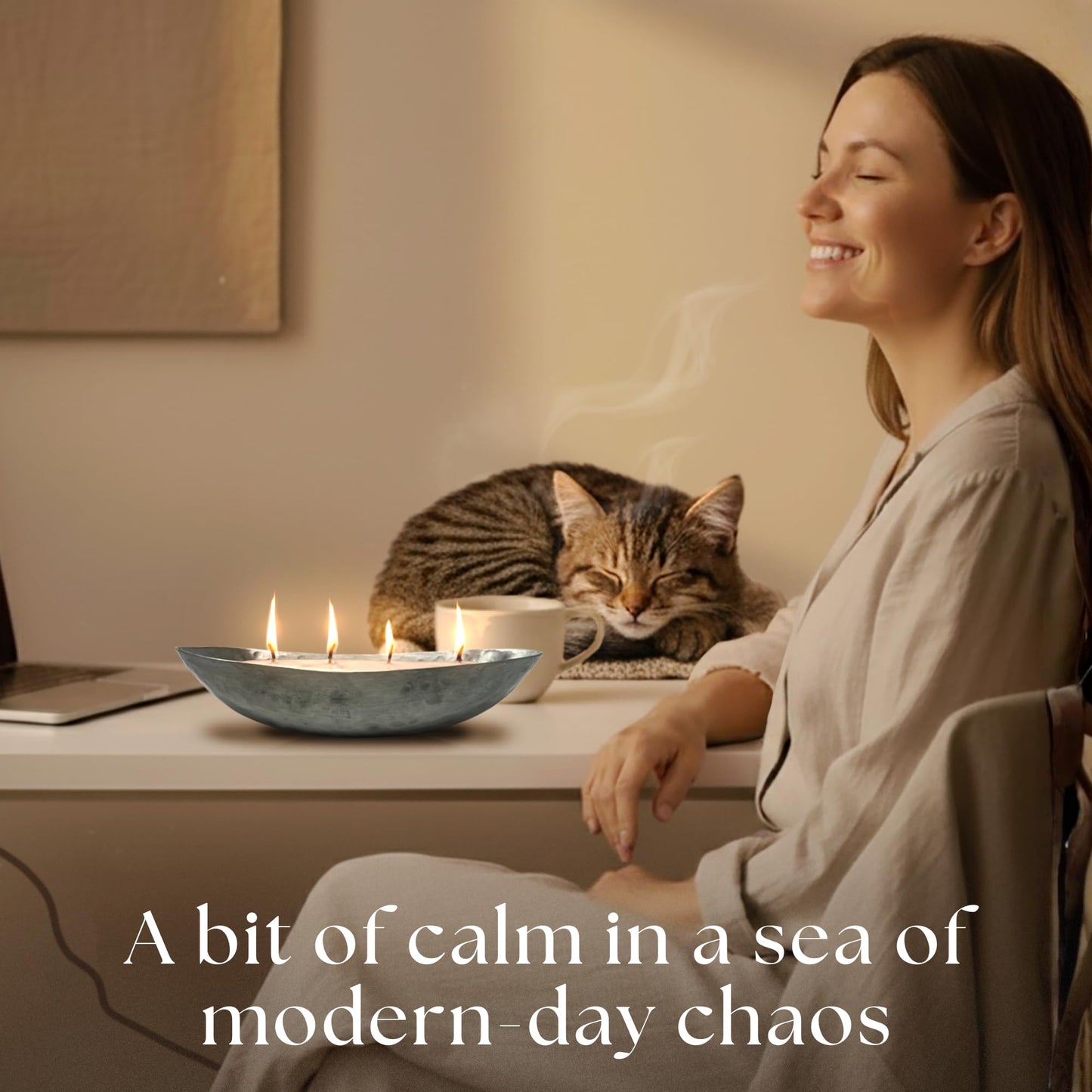 LILY LADUE Sand Candle Kit - 1Lb/16Oz Pearled Candles Sand and Wicks (24) with Silver Holder, Unscented Aroma Beads, Reusable Pearled Candle Wax for DIY Home Kit, Powder Beads Refill Available