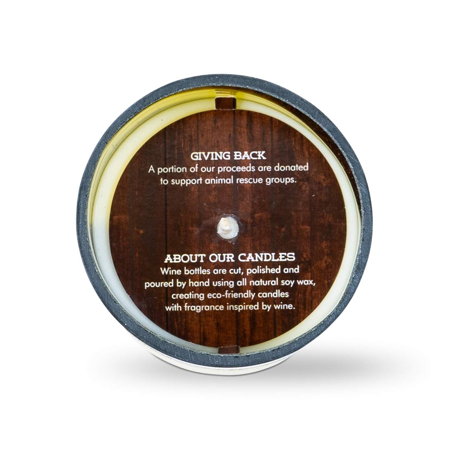 Rescued Wine Chardonnay 8 oz. Soy Candle Balance Collection
