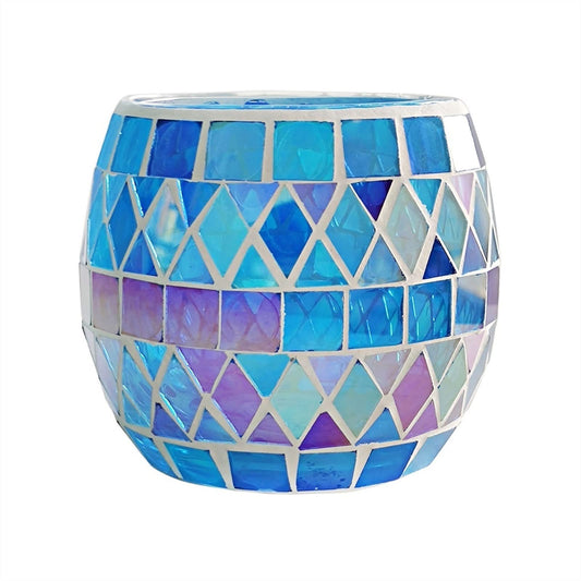 AEYSD-456 Candle Holder Colored Glass Candlestick Romantic Aromatherapy Candle Cup Table Decoration Candle Holder Candle Holder Plate(Color:C)