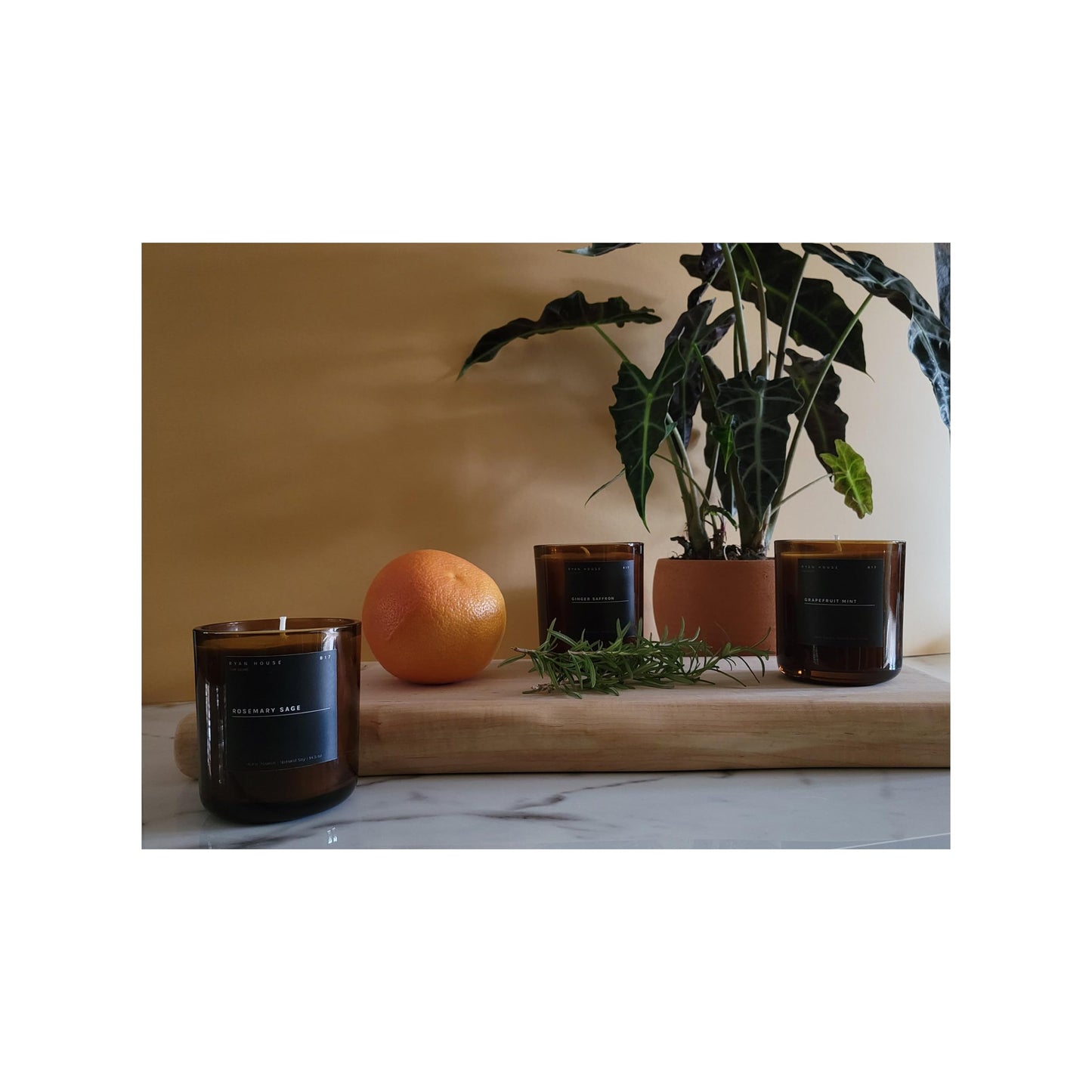 Ryan House Candles Thoughtfully Designed Ethically Elevated Luxurious 14.5 Ounce Hand Poured Natural Soy Scented Votive Jar Candle for Home or Office, Palo Santo, 85004484815
