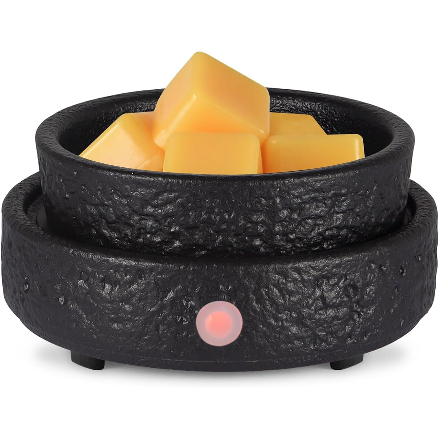 nawaza Ceramic Wax Melt Warmer Fragrance, 3 in1 Electric Candle Wax Warmer, Scented Wax Melt Wax Cubes Melter Fragrance Warmer for Home,Office, Birthday Gifts for Women Mom(Black)