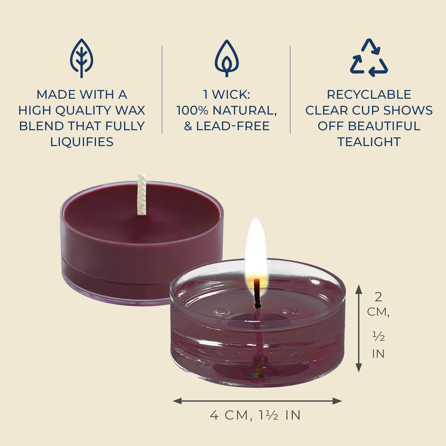 PartyLite Set of 12 Tea Lights Sampler Candles, Aromatherapy You're Fruity Scented Candles Gift Set, Up to 4 to 6 Hours Burn Time